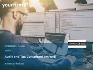 Audit and Tax Consultant (m/w/d) - Dessau-Roßlau