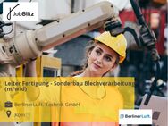 Leiter Fertigung - Sonderbau Blechverarbeitung (m/w/d) - Köln