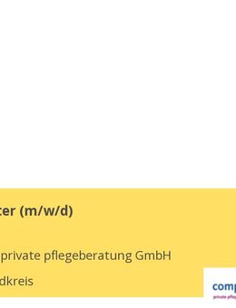 Pflegeberater (m/w/d) - Frankfurt (Main) Westend-Süd