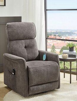 Jockenhöfer Gruppe TV-Sessel Denver, mit elektromotorischen Verstellfunktionen, Aufstehfunktion, Heizfunktion, Massage, Federkern, 1 Motor, Fernbed.