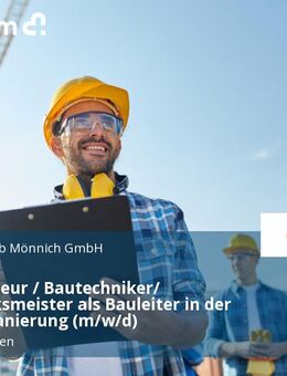 Bauingenieur / Bautechniker/ Handwerksmeister als Bauleiter in der Schadensanierung (m/w/d) - Bremerhaven