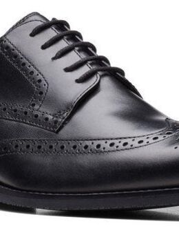 Clarks Craft Arlo Limit Budapester Business Schuh, Schnürschuh mit Softfußbett