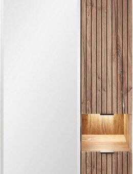 Innostyle Garderobenschrank LINEA Garderoben Set,besteht aus 5 Typen, 266x204x38cm (B/H/T) (5-St) Spiegeltür, 2 Holztüren,Led-Beleuchtung, Soft-Close,ABS-Schutzkanten