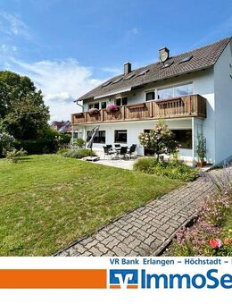 Teilmodernisiertes Zweifamilienhaus mit viel Platz und schönem Garten - Vestenbergsgreuth