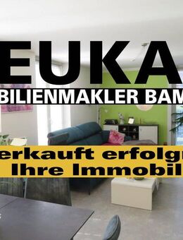 KEMMERN: 2-ZIMMER-ERDGESCHOSS-WOHNUNG+BAD M.FENSTER+TERRASSE+ca.51m2 GARTENANTEIL FÜR 185.000,-EURO - Kemmern