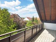 Sofort frei! Geräumige Dachwohnung mit Balkon im Grünen in Karlsruhe-Durlach (Aue)! - Karlsruhe