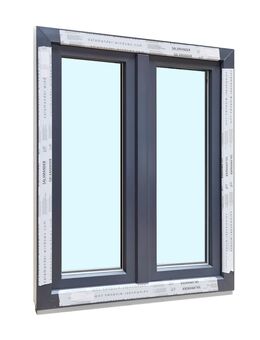 Kunststofffenster, Fenster auf Lager Anthrazit 100x120 cm 2-flg - Essen