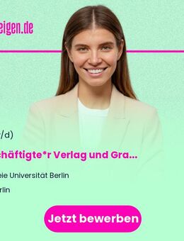 Beschäftigte*r (m/w/d) Verlag und Grafik - Berlin