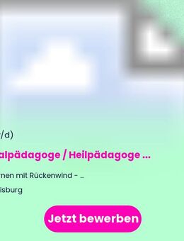Sozialpädagoge / Heilpädagoge / Ergotherapeut / Psychologe (m/w/d) als Fachkraft für Autismustherapie in Vollzeit / Teilzeit - Duisburg