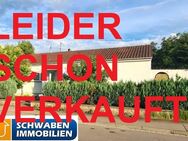 Renovierungsbedürftiger Bungalow in Hanglage mit Garage und Garten in Elchingen zu verkaufen! - Elchingen