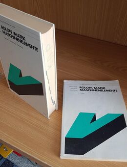 j05) Buch : Roloff Matek Maschinenbauelemente - Lehrbuch + Tabellenbuch - 1986 - 10. Auflage - Garbsen