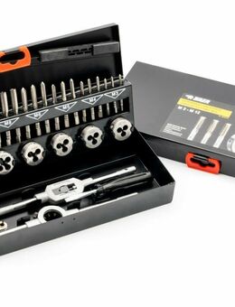 Gewindeschneider M3 - M12 Set HSS Gewindebohrer Schneideisen Haltewerkzeuge - Wuppertal