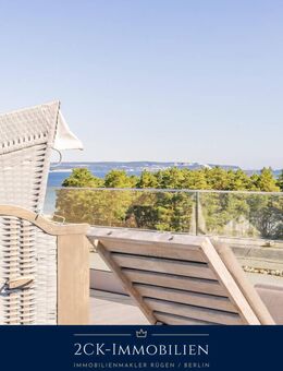 NATÜRLICH MEERBLICK Penthouse Wohntraum, 108 m², 50 m² Dachterrasse, Sauna, Loggia, Stellplatz inkl. - Binz (Ostseebad)