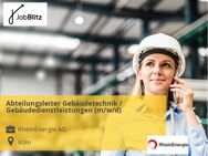 Abteilungsleiter Gebäudetechnik / Gebäudedienstleistungen (m/w/d) - Köln