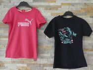 2 Mädchen T- Shirt, Shirt , PUMA & EMMO BROWN, Gr. 128 - Garbsen