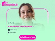 International Sales (Assistant) Manager (m/f/d) for the European region - Eschborn