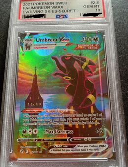 Umbreon VMAX Nachtara Moonbreon PSA 215/203 - Groß Schacksdorf-Simmersdorf