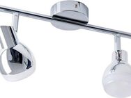 näve LED Deckenleuchte Chromey, LED fest integriert, Warmweiß, LED Deckenleuchte,chrom,2x 26 LED 5W/380lm, total 10W