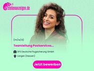 Teamleitung (w/m/d) Postservices - Langen (Hessen)