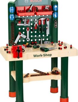 Klein Spielwerkbank Bosch, Work-Shop, (Set), Made in Germany