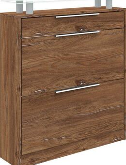 borchardt Möbel Schuhschrank Oliva Breite 89 cm, stehend, mit 2 Doppeltrommeln und 1 Schubkasten