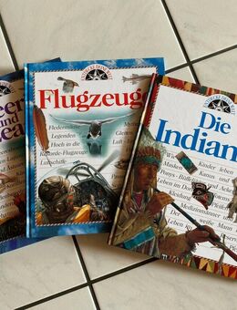 3 Bücher - Indianer Flugzeuge Meer und Ozean - Goldbach (Bayern)