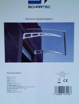 Schartec Vordachplatte - Kehl