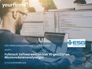 Fullstack Softwareentwickler KI-gestützten Missionsdatenanalyse(gn) - Fürstenfeldbruck