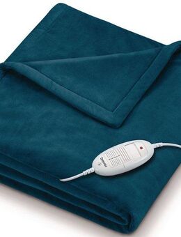 BEURER Heizdecke HD 75 Cosy Ocean, elektrische Wärmedecke für kuschelige Momente, Mit 6 Temperaturstufen, Abschaltautomatik, maschinenwaschbar