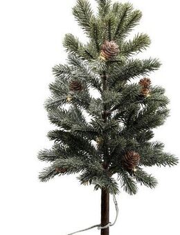 Winterliche Kunstpflanze Tannenbaum, Creativ green, Höhe 40 cm, mit LED-Beleuchtung