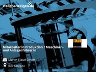 Mitarbeiter:in Produktion / Maschinen- und Anlagenführer:in - Bad Saulgau
