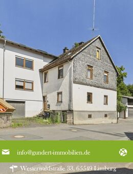 Platz für Visionen: Großes Zweifamilienhaus zum Sanieren und Gestalten - Leun