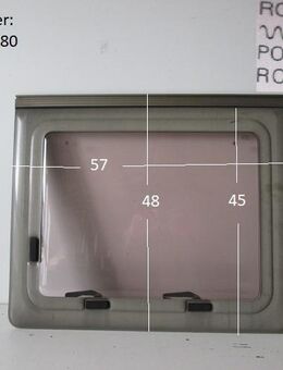 TEC Wohnwagenfenster Roxite 94 D399 ca 57 x 48 gebraucht zB TM5 TB5 - Schotten Zentrum
