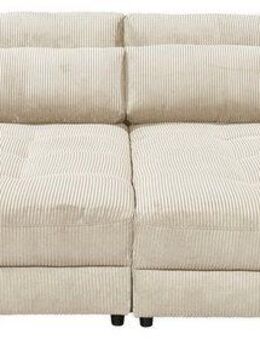 ED EXCITING DESIGN Loveseat Barura (2-St), Big-Sofa mit 2 Nierenkissen