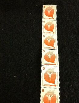 Briefmarken 1971 Mi-Nr. 694 -Unfallverhütung- 10 er Str. mit 2 Zählnummern- - Mahlberg