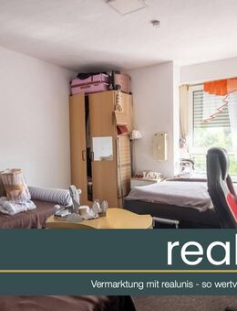 Vermietete 1-Zimmer-Wohnung mit Aufzug - solide Kapitalanlage in Ludwigshafen - realunis - Ludwigshafen (Rhein)