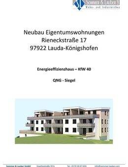 Energieeffiziente 3-Zimmer-Eigentumswohnung 07 - KfW-40-Standard + QNG-Siegel - Lauda-Königshofen