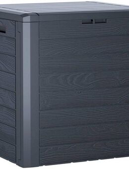 Prosperplast Aufbewahrungsbox Woodebox, TOPSELLER! (1 St., OTTOs Choice), anthrazit, 140 liter