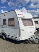 Dethleffs Family 400 Vorzelt Fahrradträger Tempo 100 in 47877