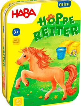 Haba Spiel Hoppe Reiter Mini, Mitbringspiel, Made in Germany