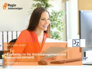 Mitarbeiter/in für Büromanagement und Disposition (m/w/d) - Viechtach