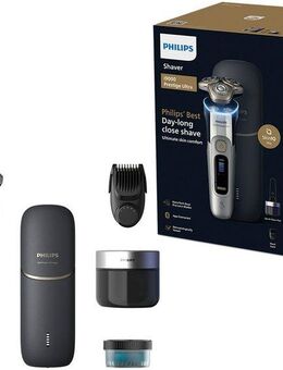 Philips Elektrorasierer Series i9000 Prestige Ultra XP9404/46, Aufsätze: 1, mit SkinIQ Technologie, inkl. UV-Ladecase, 1 Kartusche