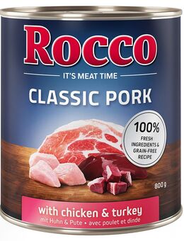 Rocco Classic Pork 6 x 800 g Huhn & Pute