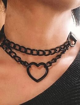 Damen Choker Halsband Gothic Ronden Club Punk Cosplay - Uchte