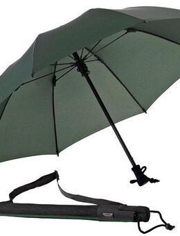 EuroSCHIRM® Stockregenschirm birdiepal® outdoor, mit Schultertragegurt an der Hülle und Kompass am Griff, extrem stabil