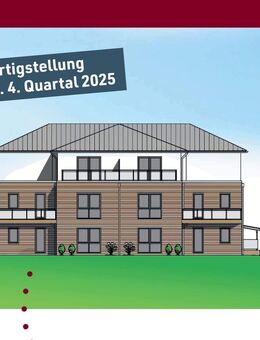 Neubau-Erstbezug: Attraktive, rollstuhlgerechte 3 Zi. R-Whg. mit gr. Terrasse - Travenbrück