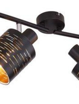 GLOBO LIGHTING Deckenstrahler TUNNO, ohne Leuchtmittel, Deckenlampe/Strahler/goldfarben/Wohnzimmer/Flur/ø: 400mm