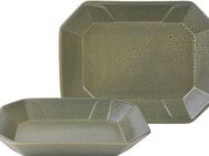 CreaTable Servierschale Box, Steinzeug, (Set, 2-tlg), Snackschale, Topaktueller „Streat Food“ Trend