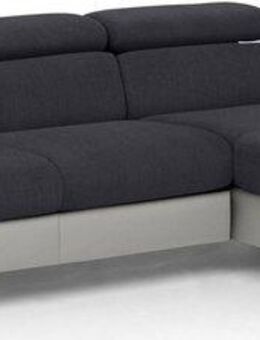 COTTA Polstergarnitur Komaris L-Form, (Set), Set bestehend aus: Ecksofa mit Kopfteilverstellung & Hocker