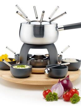 MÄSER Fonduetopf, Keramik (Set, 23-tlg)